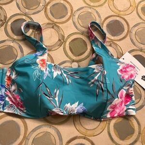 NWT Hapari Bloom Underwire Bikini Top Size XL